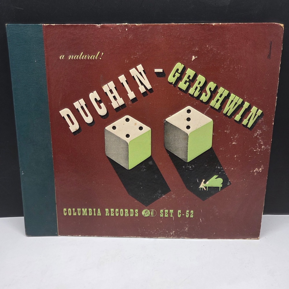 Columbia Eddy Duchin Plays George Gershwin 78 RPM 4-Disk Set C-52 Vintage Jazz